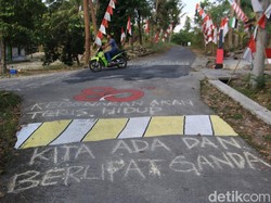 Mural One Piece di Gamping Dihapus, Diganti Kutipan Puisi Wiji Thukul