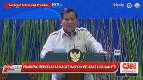 VIDEO: Prabowo Berkelakar Kaget Banyak Pejabat Lulusan ITB