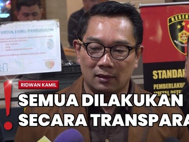Ridwan Kamil dan Lisa Tak Satu Ruangan saat Tes DNA di Bareskrim
