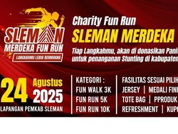 Rayakan Kemerdekaan, Ikut Charity Fun Run Sleman Merdeka Fun Run 2025!