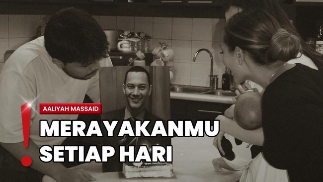 Kenang Hari Lahir Ayah, Aaliyah Massaid Kenalkan Adjie ke Anak