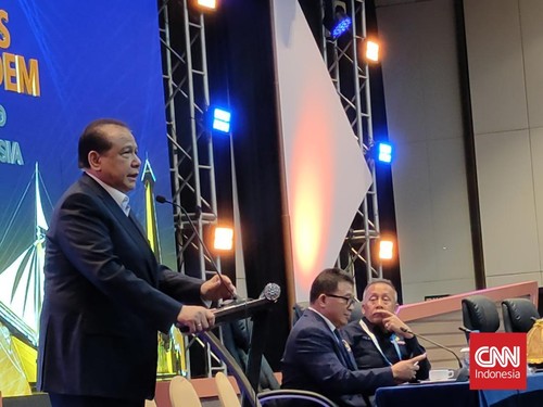 CT Bicara soal Geopolitik Hingga AI di Rakernas NasDem
