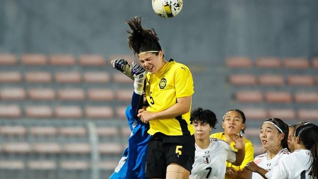 Timnas Putri Malaysia U-20 dibantai Jepang dengan skor telak 0-16 dalam pertandingan kedua Grup F Kualifikasi Piala Asia Wanita U-20 2026, Jumat (8/8).