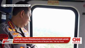 VIDEO: Kapolri Tinjau Penanganan Kebakaran Hutan dan Lahan