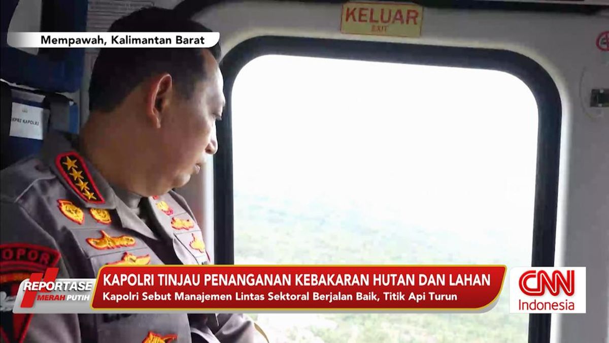 VIDEO: Kapolri Tinjau Penanganan Kebakaran Hutan dan Lahan