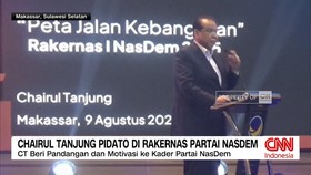 VIDEO: Chairul Tanjung Pidato di Rakernas Partai NasDem 