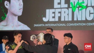 Update Eksklusif Olahraga CNN : El Rumi Gertak Jefri Nichol, Tantang Bikin Tidur di 2 Ronde Awal