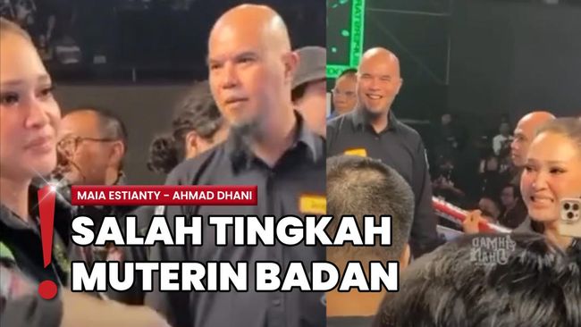 Ketemu saat El Tanding Tinju, Ahmad Dhani Curi-curi Pandang ke Maia