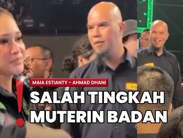 Ketemu saat El Tanding Tinju, Ahmad Dhani Curi-curi Pandang ke Maia