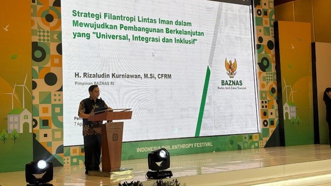 Baznas mendorong kolaborasi filantropi lintas iman sebagai instrumen inklusif terkait transformasi sosial, serta mewujudkan pembangunan berkelanjutan.