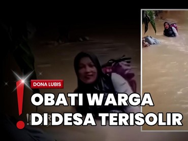 Sosok Dona Lubis, Bidan Viral usai Seberangi Sungai Deras di Sumbar 