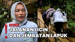Medan Berbahaya Dilalui Bidan Dona Demi Bisa ke Desa Terisolasi