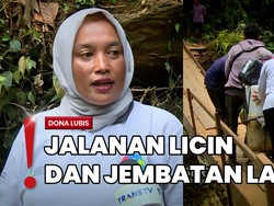 Medan Berbahaya Dilalui Bidan Dona Demi Bisa ke Desa Terisolasi