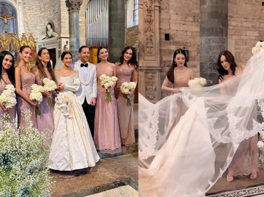 img-title Millane Fernandez Menikah, Luna Maya & Raline Shah Kompak Jadi Bridesmaid