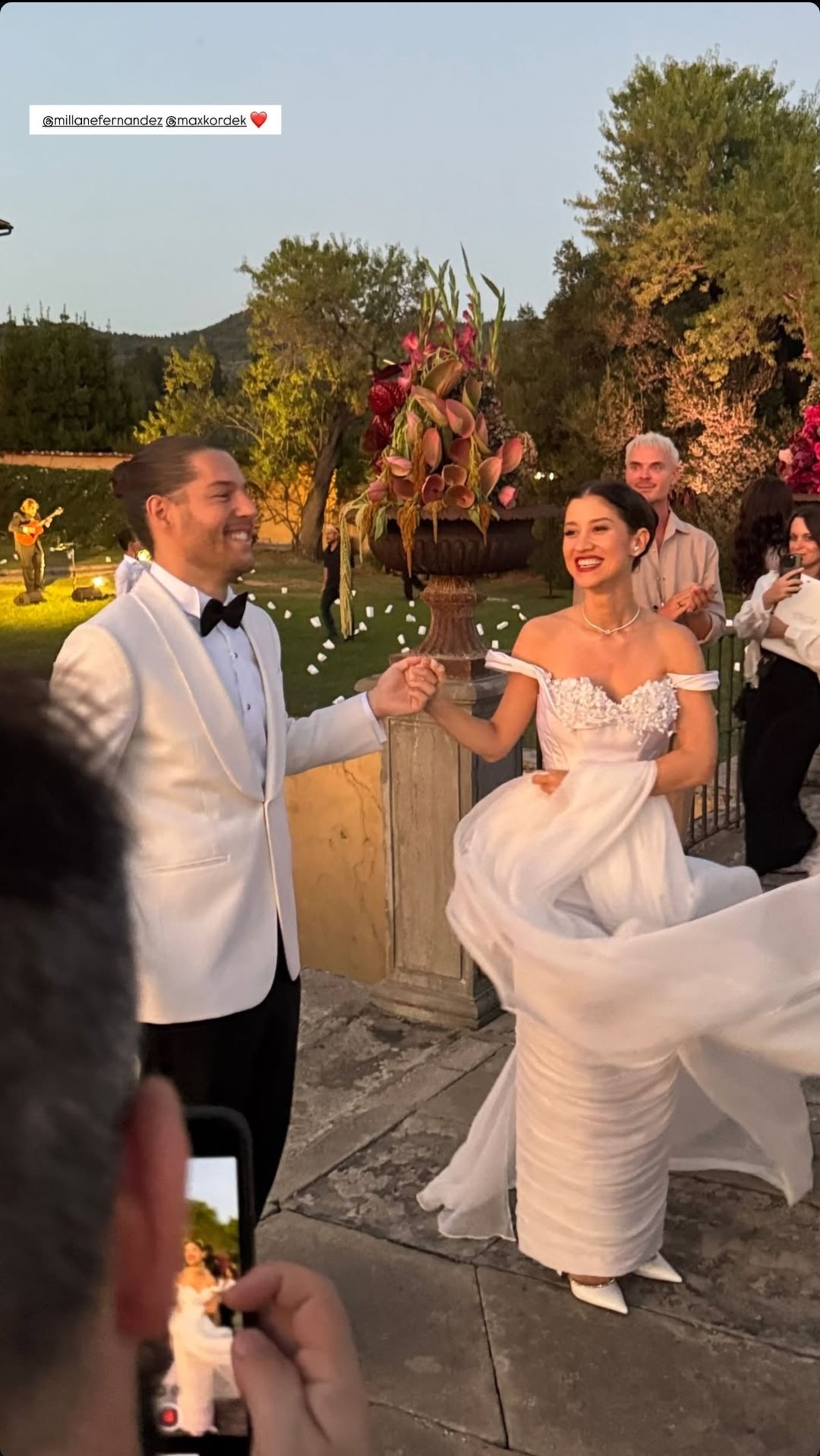 Millane Fernandez menikah dengan Max Kordek di Italia&period;