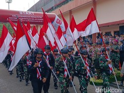 Polda Kepri Gelar Kirab Kebangsaan Merah Putih, Tempuh 17 Kilometer