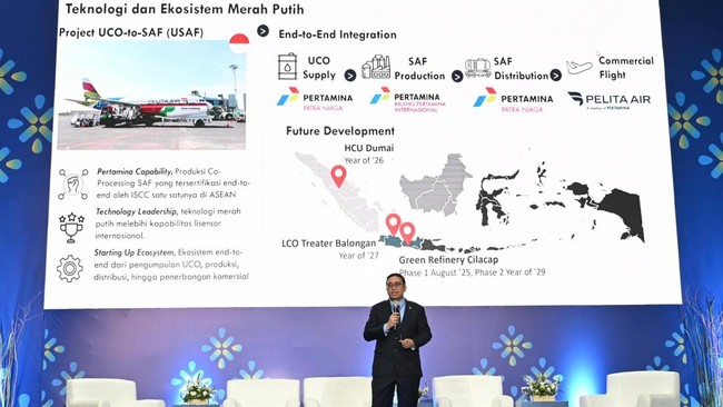 Pertamina disebut telah mengembangkan beragam solusi energi hijau. Salah satunya, program pengembangan bioetanol di lingkungan Pertamina Group.