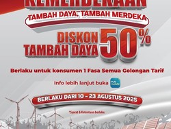 Daftar Harga Promo 50% Tambah Daya PLN Spesial HUT ke-80 RI