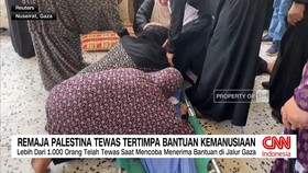 VIDEO: Remaja Palestina Tewas Tertimpa Bantuan Kemanusiaan