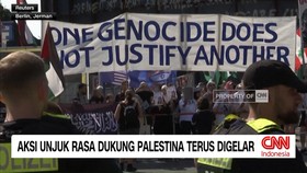 VIDEO: Aksi Unjuk Rasa Dukung Palestina Terus Digelar