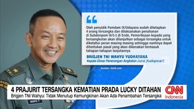 VIDEO: 4 Prajurit Tersangka Kematian Prada Lucky Ditahan