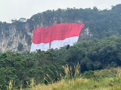 Kisah Berkibarnya Merah Putih Raksasa di Bogor: Dihajar Badai-Raih MURI