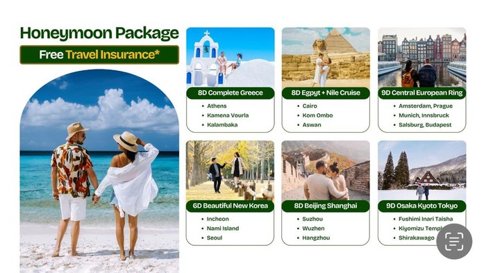 Honeymoon Bukan Hanya Soal Tempat Indah Yang Dikunjungi, Tapi Kesempatan Membangun Kenangan Pertama Sebagai Suami Istri Merayakan Awal Dari Perjalanan Baru.