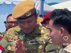 Gibran Unggah Upacara Militer di Batujajar, Ada Momen Khusus Bareng AHY