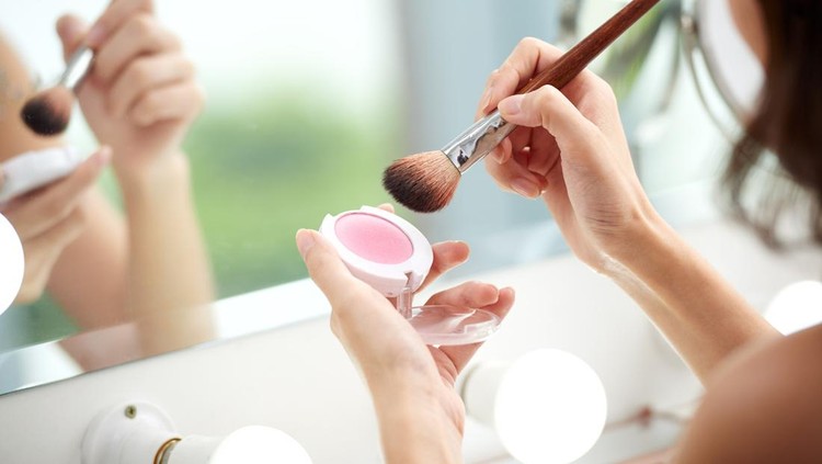 Ilustrasi blush on