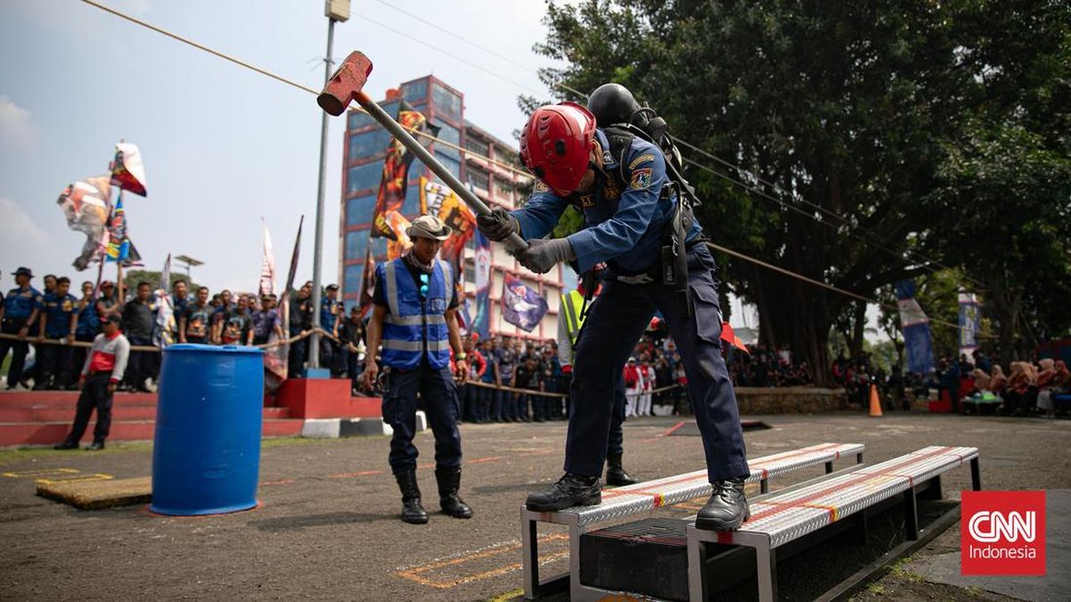 FOTO: Jakarta Fire Fighter Challenge 2025