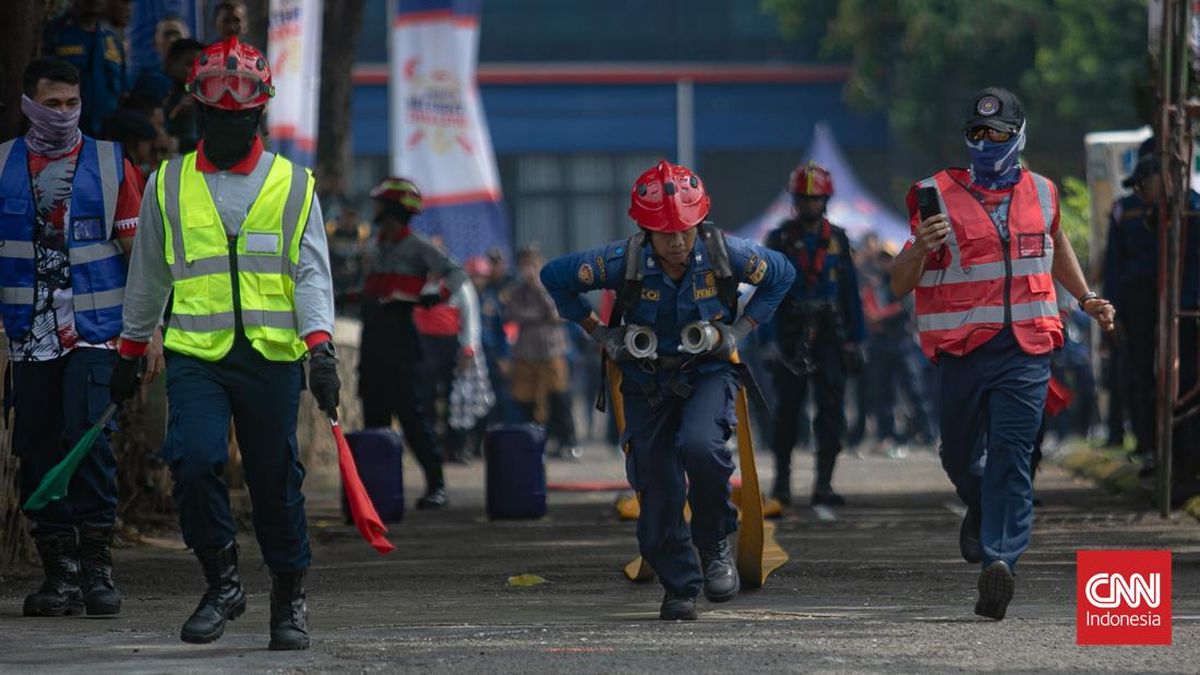 FOTO: Jakarta Fire Fighter Challenge 2025