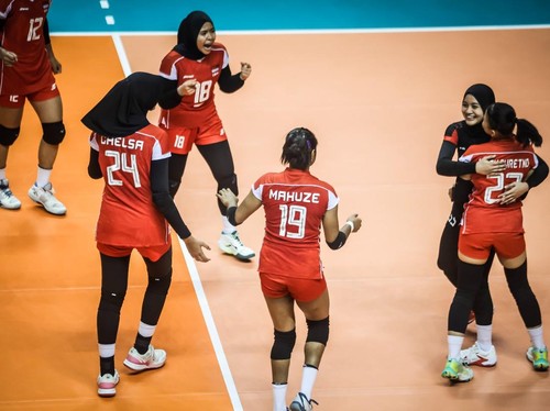 FOTO: Pelajaran Penting Serbia untuk Timnas Voli Putri Indonesia U-21