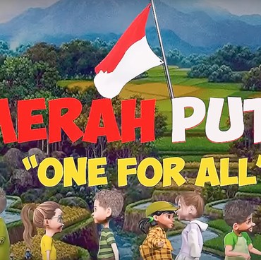 Review Film Animasi 'Merah Putih One For All', Transisi Kayak Slide PPT