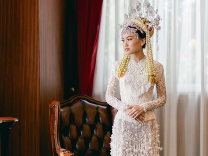 5 Potret Pernikahan Namira Adjani Putri Alya Rohali Pakai Adat Betawi, Sang Pengantin Naik Delman
