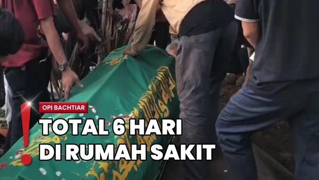 Opi Bachtiar Meninggal, Sempat Dirawat karena Sakit Paru-paru