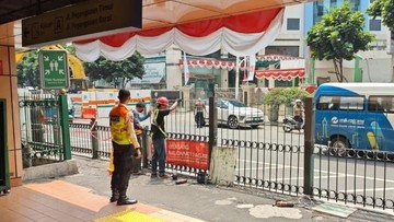 Povišanje ograje na postaji Cikini zaradi pogostega preskakovanja potnikov