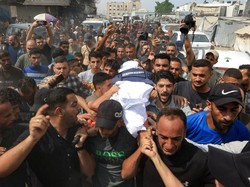 Al Jazeera Gelar Penghormatan Terakhir Kenang 5 Jurnalis Tewas Dibunuh Israel