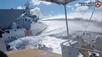 Detik-Detik Kapal Perang China Tabrakan Saat Mengejar Patroli Filipina Detik-Detik Kapal Perang China Tabrakan Saat Mengejar Patroli Filipina