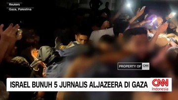 VIDEO: Israel Bunuh 5 Jurnalis Al Jazeera di Gaza