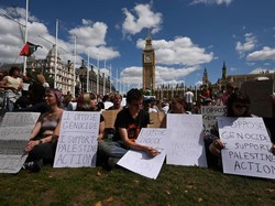 Inggris Tangkap 522 Orang karena Dukung Kelompok Pro-Palestina