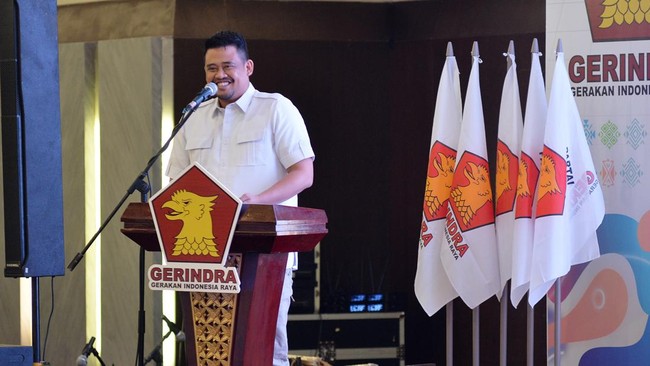 Gubernur Sumut Bobby Nasution menyebut akan membuktikan kepercayaan Gerindra melalui kinerja yang baik.