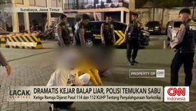 VIDEO: Dramatis! Kejar Balap Liar, Polisi Temukan Sabu