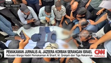 VIDEO: Pemakaman Jurnalis Al Jazeera Korban Serangan Israel