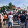 Demo di Pati Ricuh: Kantor Dilempari Batu, Bupati Sudewo Belum Keluar