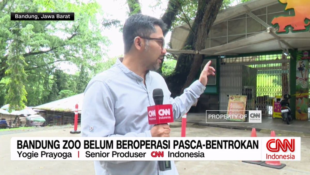 VIDEO: Bandung Zoo Belum Beroperasi Pasca Bentrokan