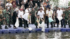 Aksi Bersih Waduk Mandiri Sahabat Desa Gerakkan Ekonomi di Jabar