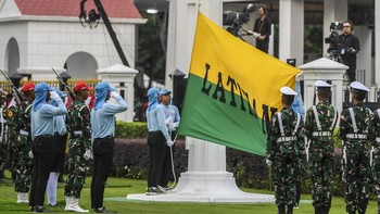FOTO: Gladi Persiapan Upacara HUT Ke-80 Kemerdekaan RI