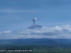 Gunung Semeru Sempat Erupsi hingga Kolom Abu Capai 1.000 Meter