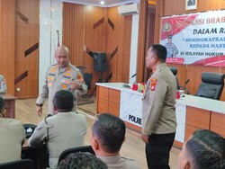 Kapolres Serang Minta Bhabinkamtibmas Gencarkan Sosialisasi Call Center 110