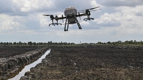 Video viral menunjukkan petani diangkut drone di Tuban, Jawa Timur. Peristiwa itu ternyata benar-benar terjadi, dan berikut penjelasannya.
